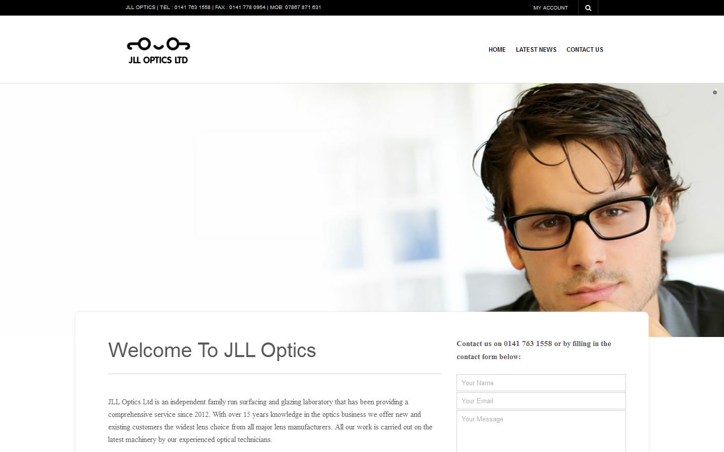 J L L Optics Ltd Website