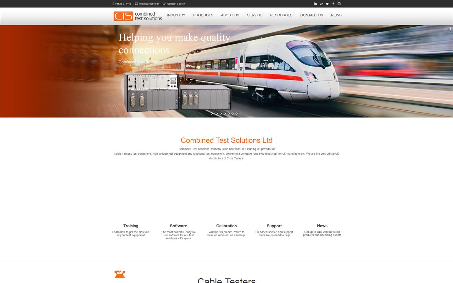 Cirris Solutions Ltd Website