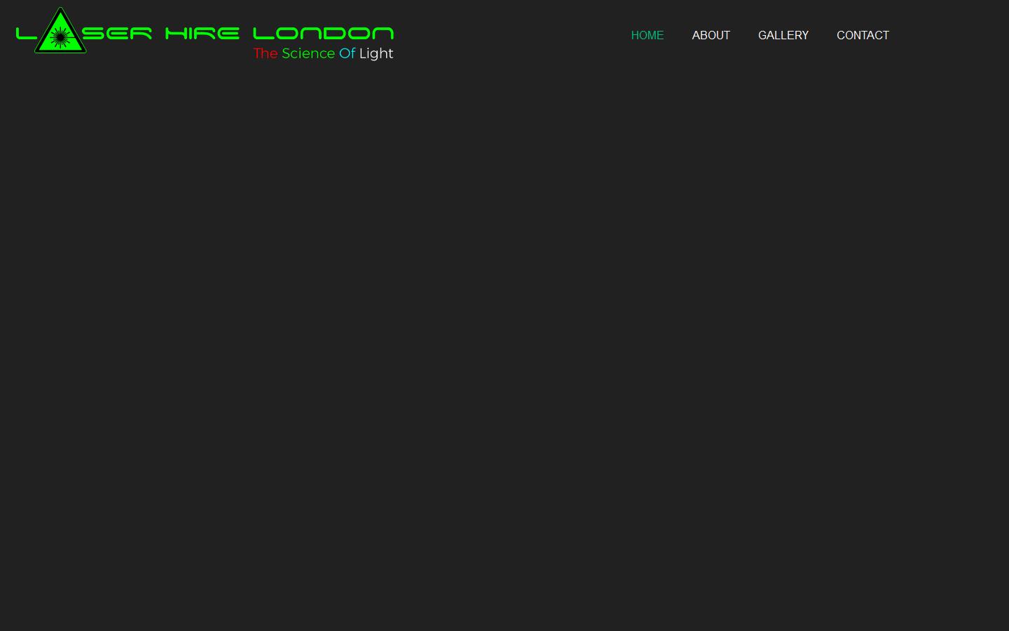 Laser Hire London Website
