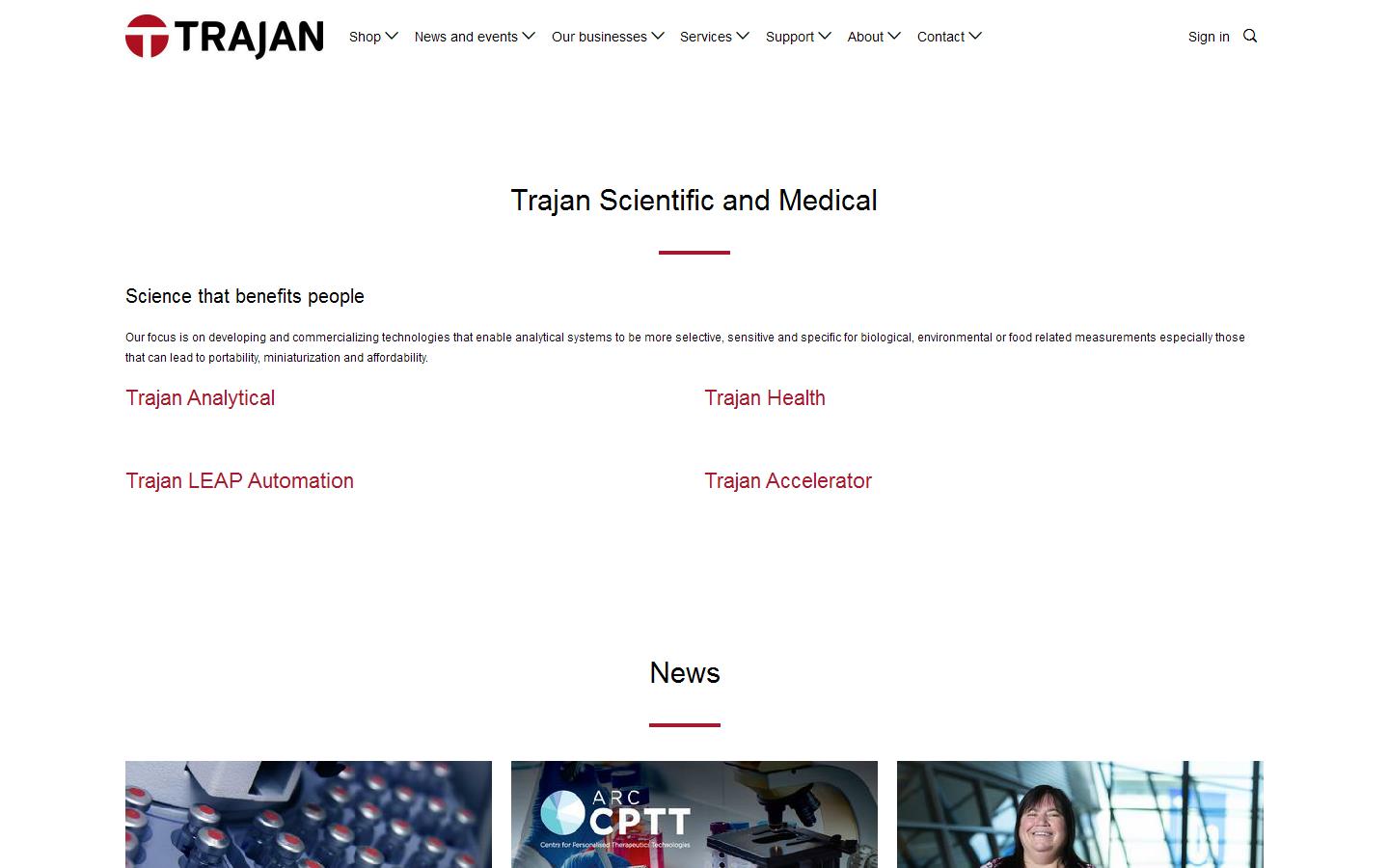 Trajan Website