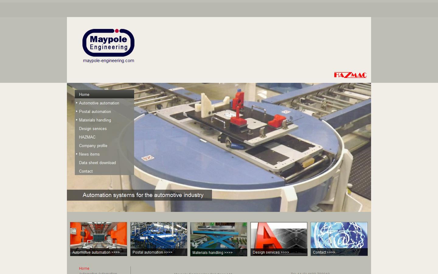 Maypole Engineering Website