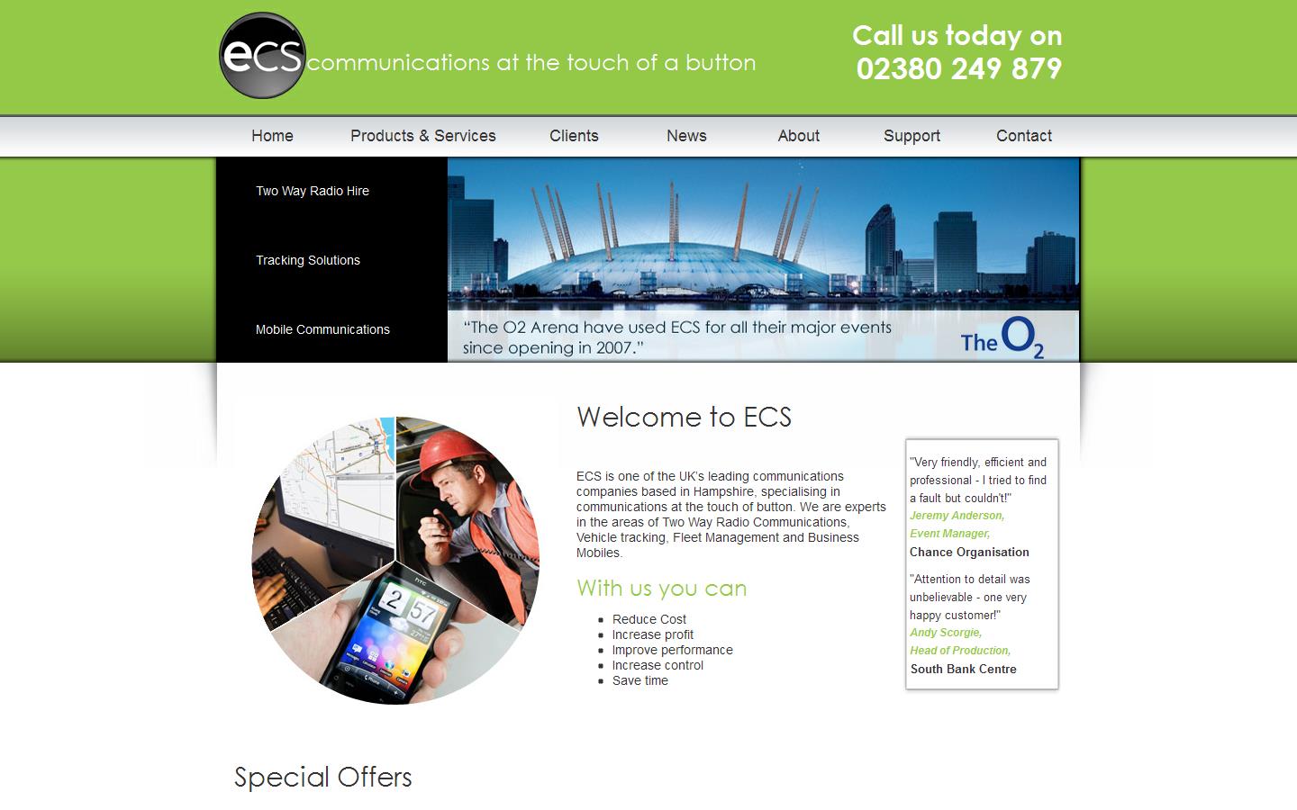 E C S Website