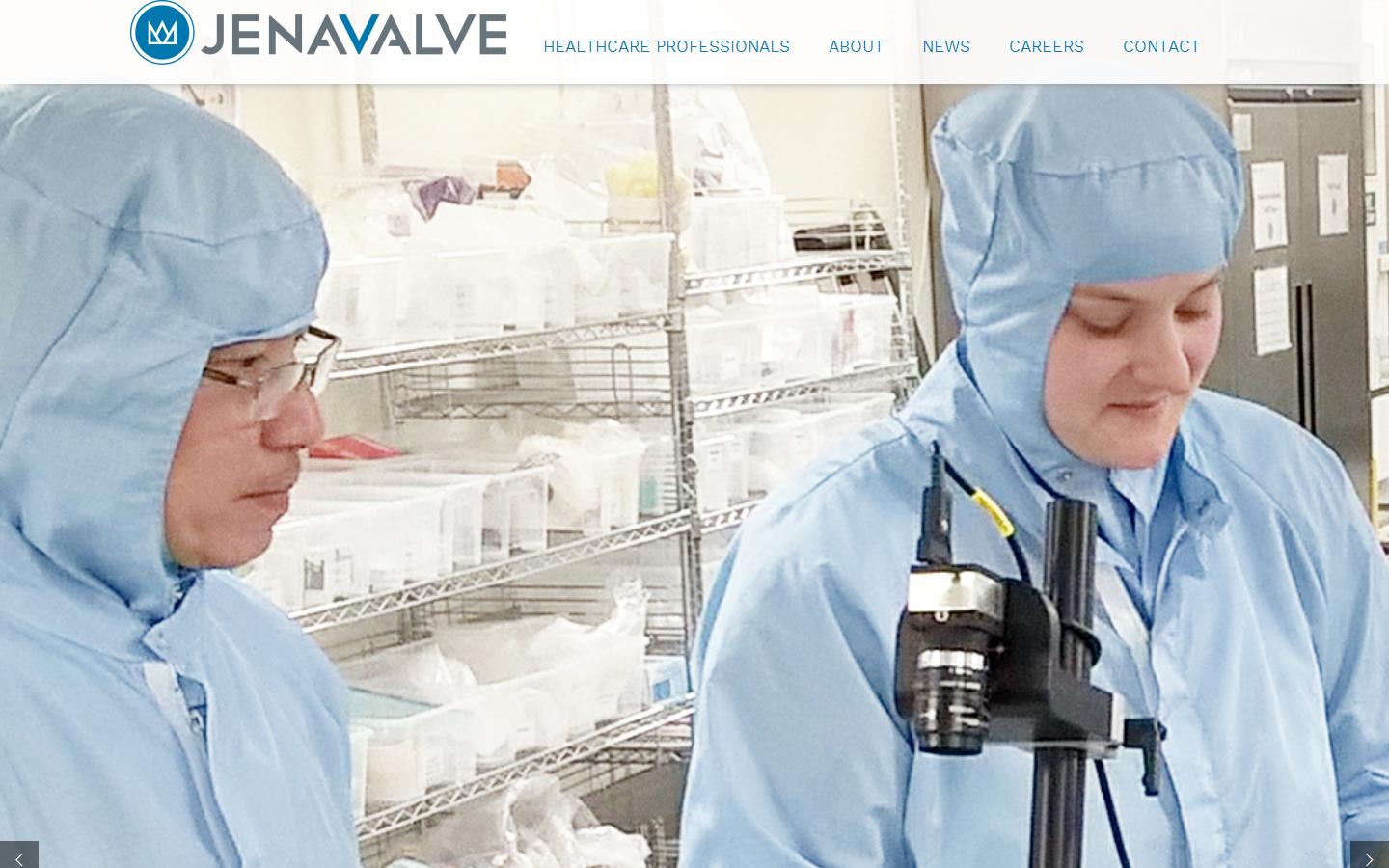 Jenavalve Production Ltd Website