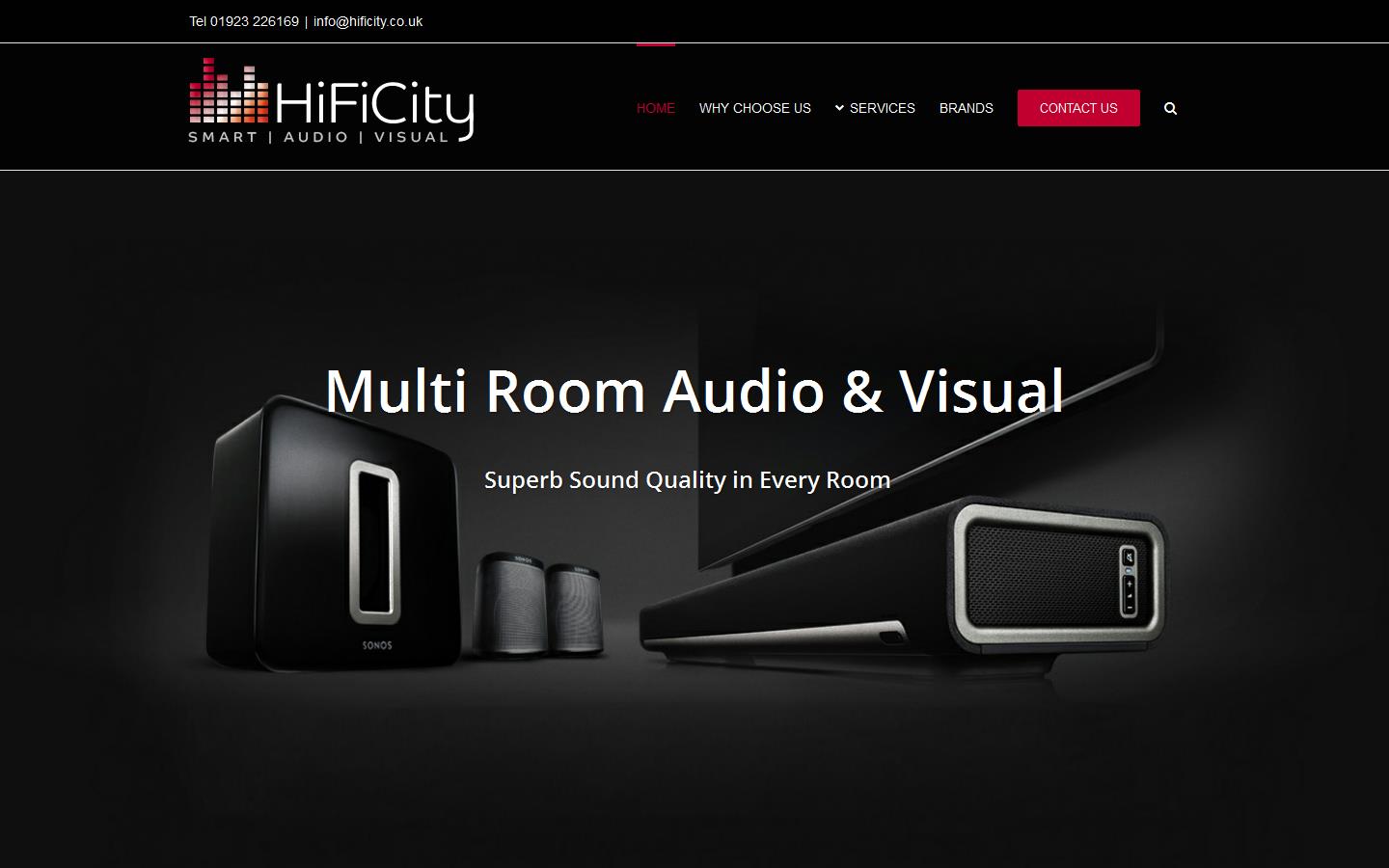Hi-fi City Ltd Website