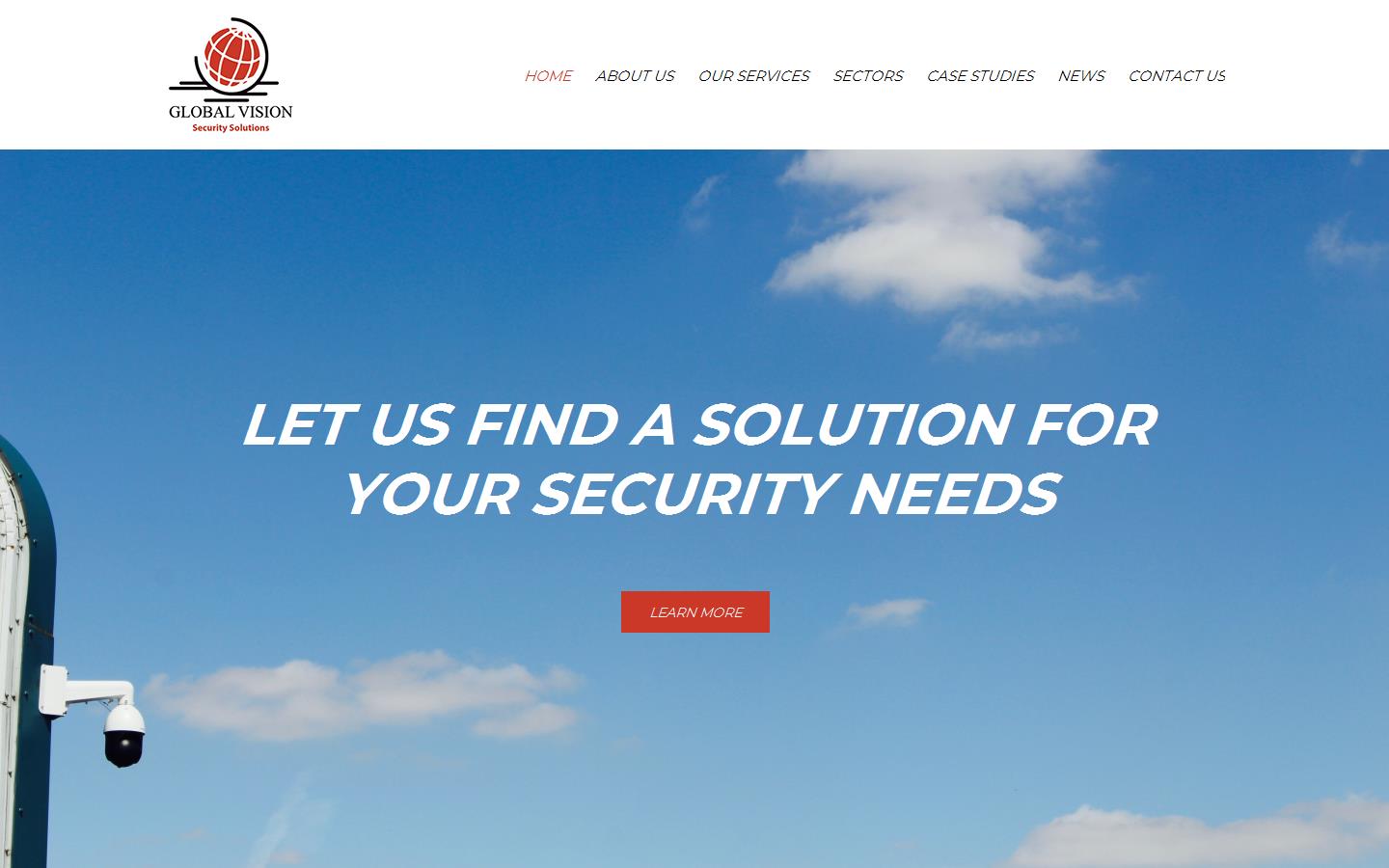 Global Vision Security Solutions Website