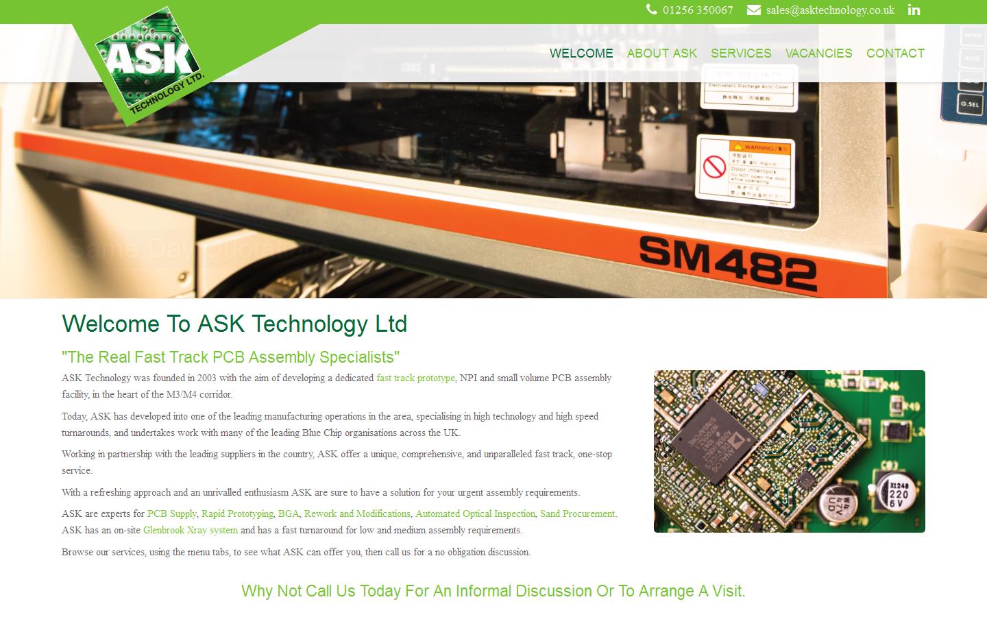 ASK Technology Ltd Website