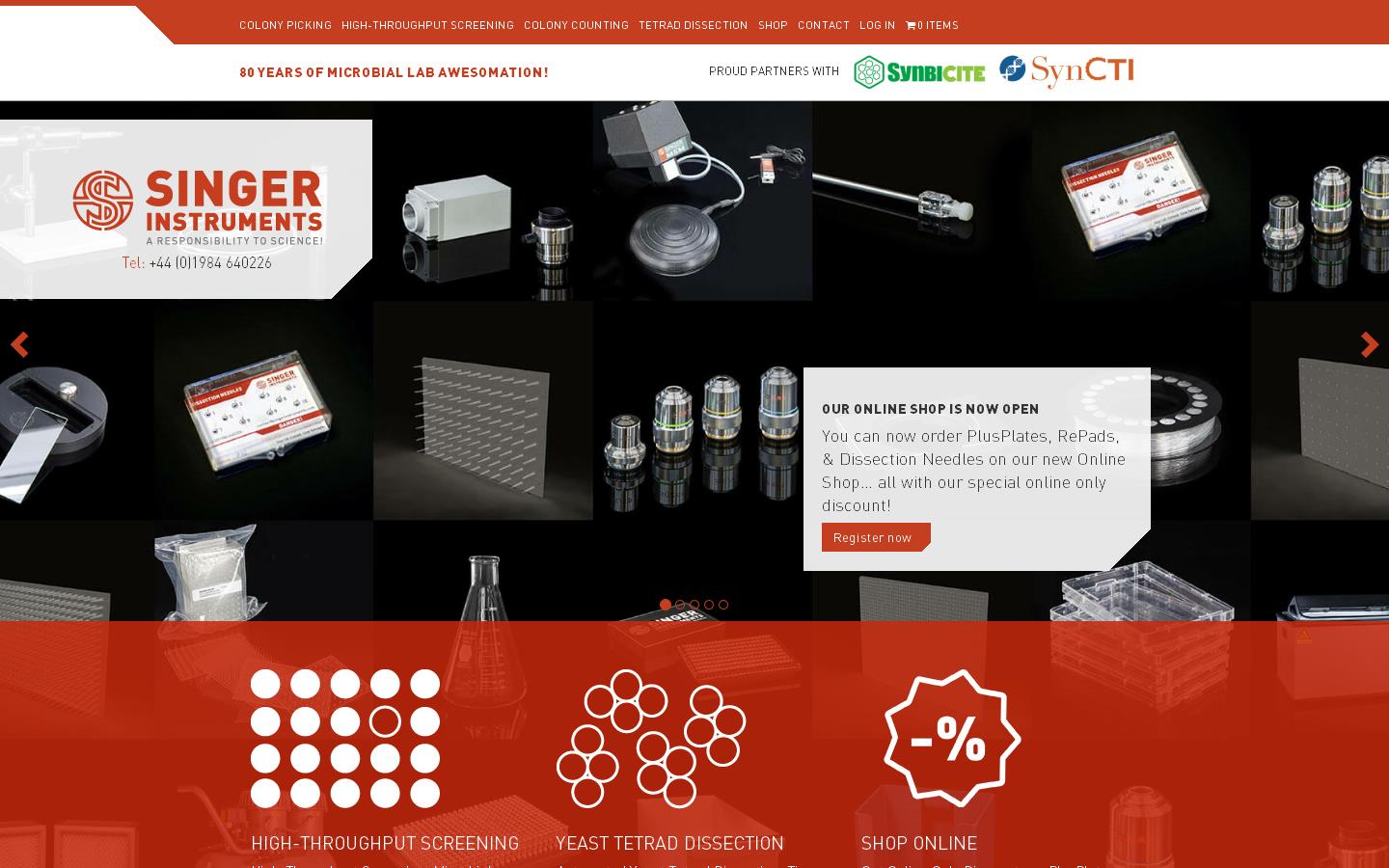 Singer Instrument Website