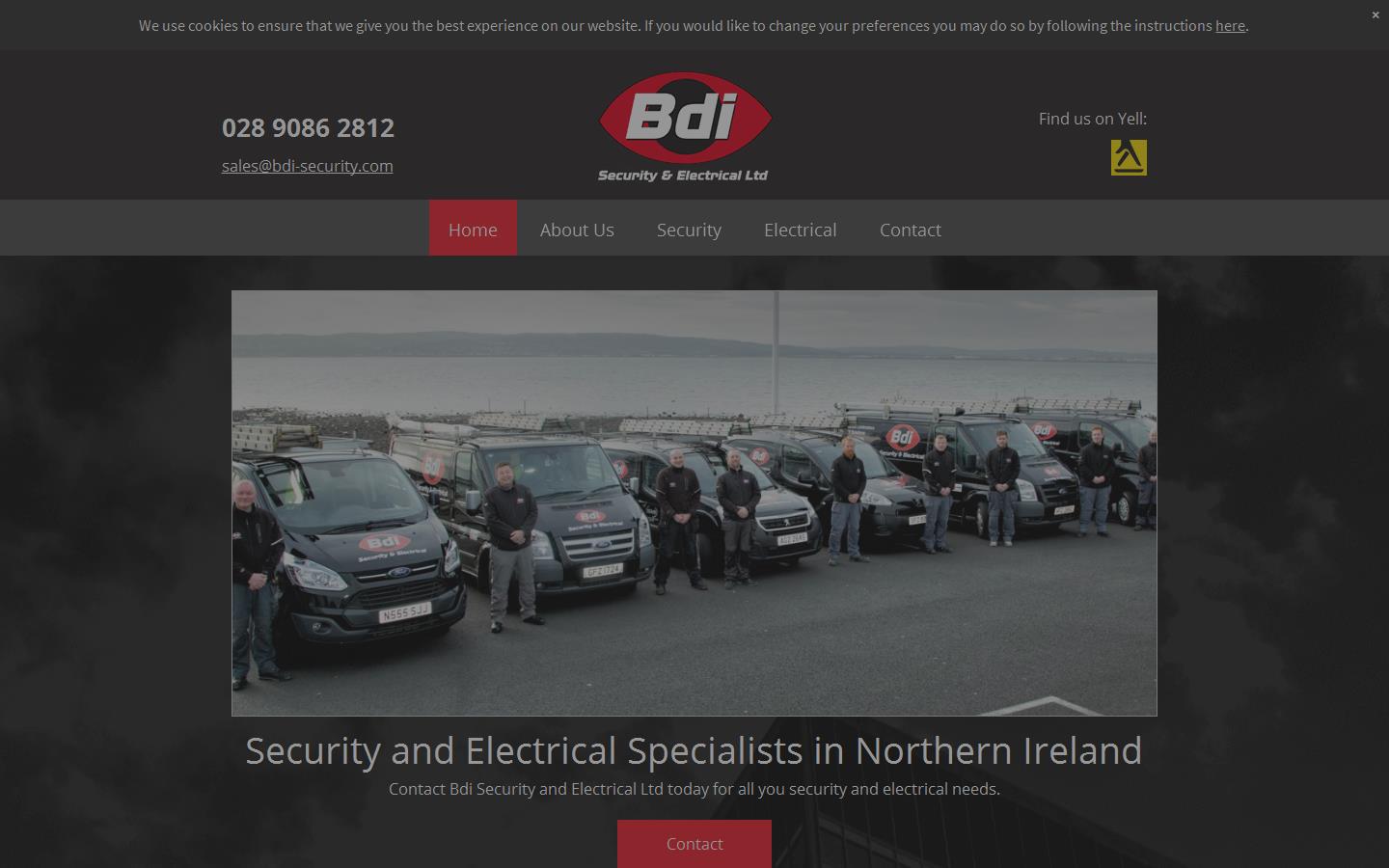B D I Security & Electrical Ltd Website