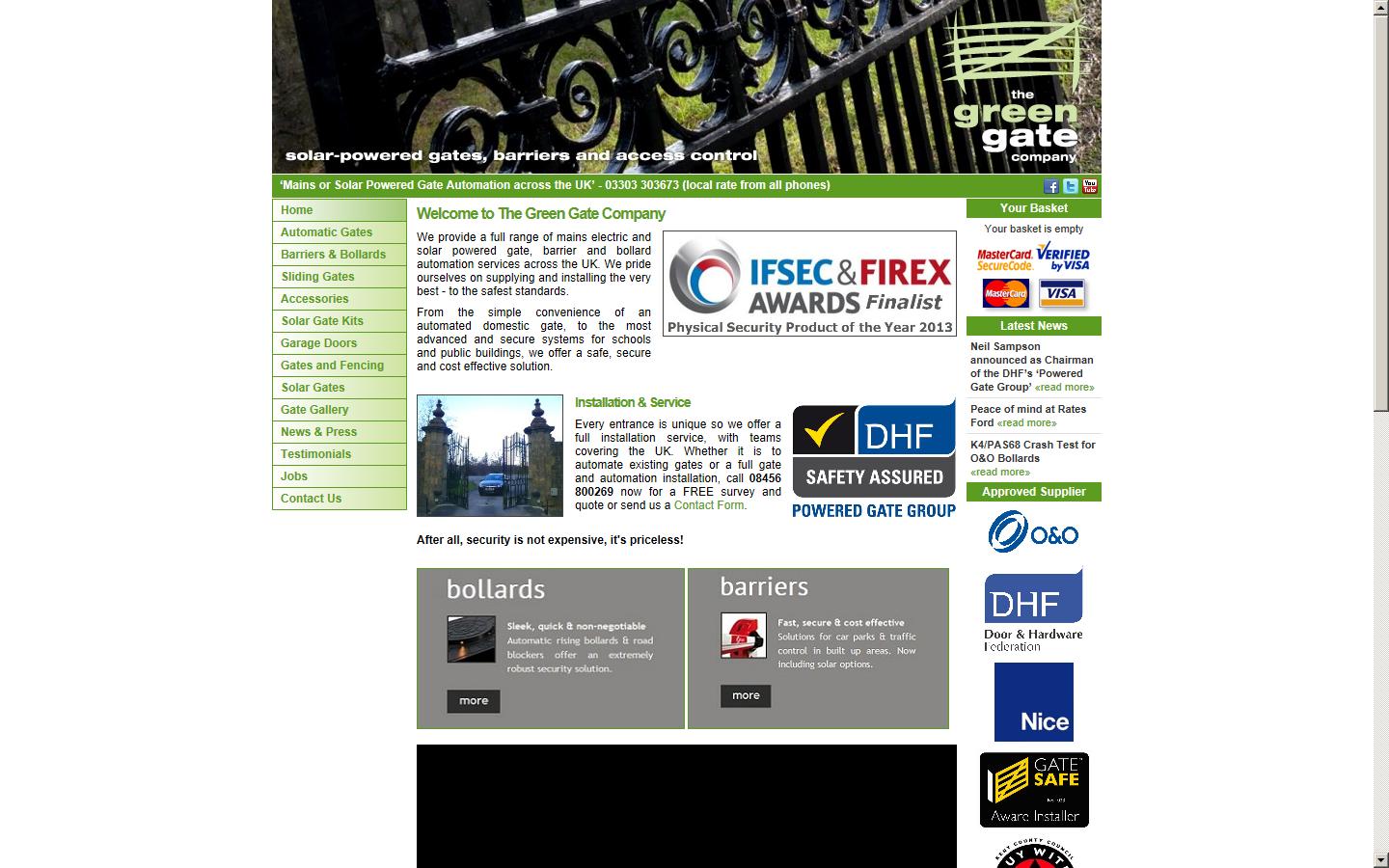 The Green Gate Company Website