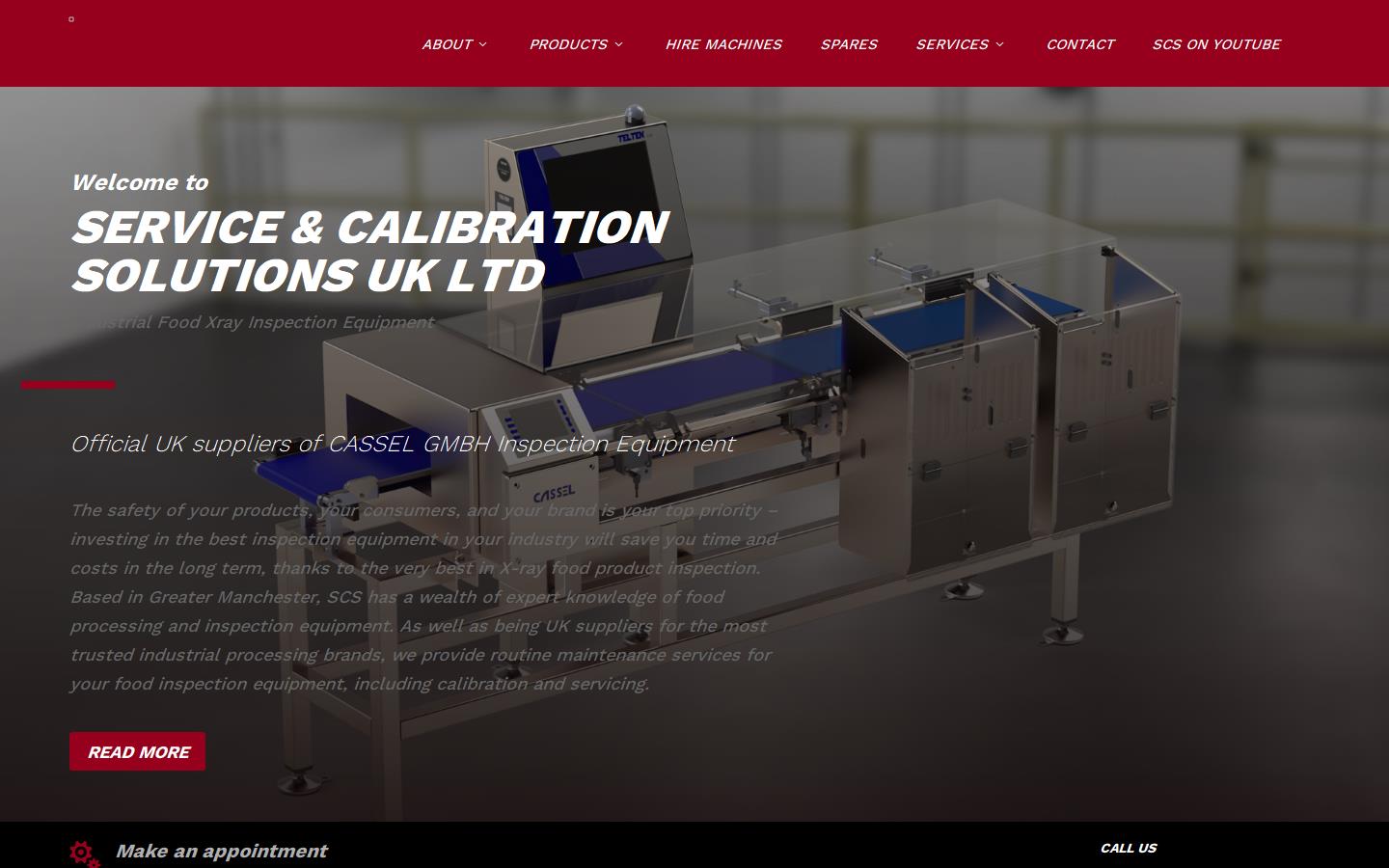 Service Calibration Solutions Ltd Website