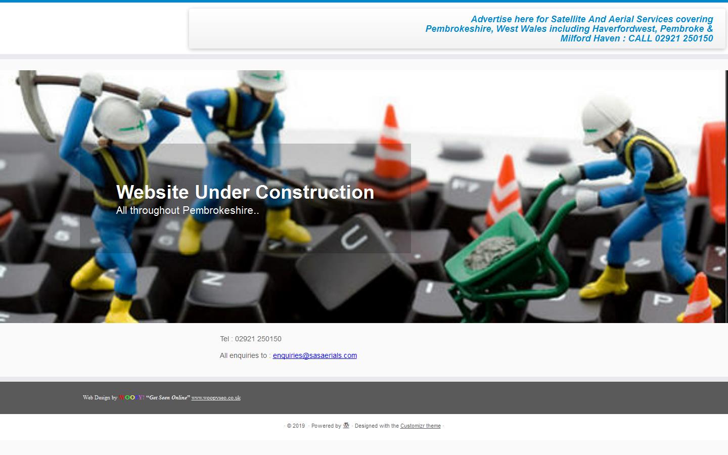 Satellite & Aerial Services Website