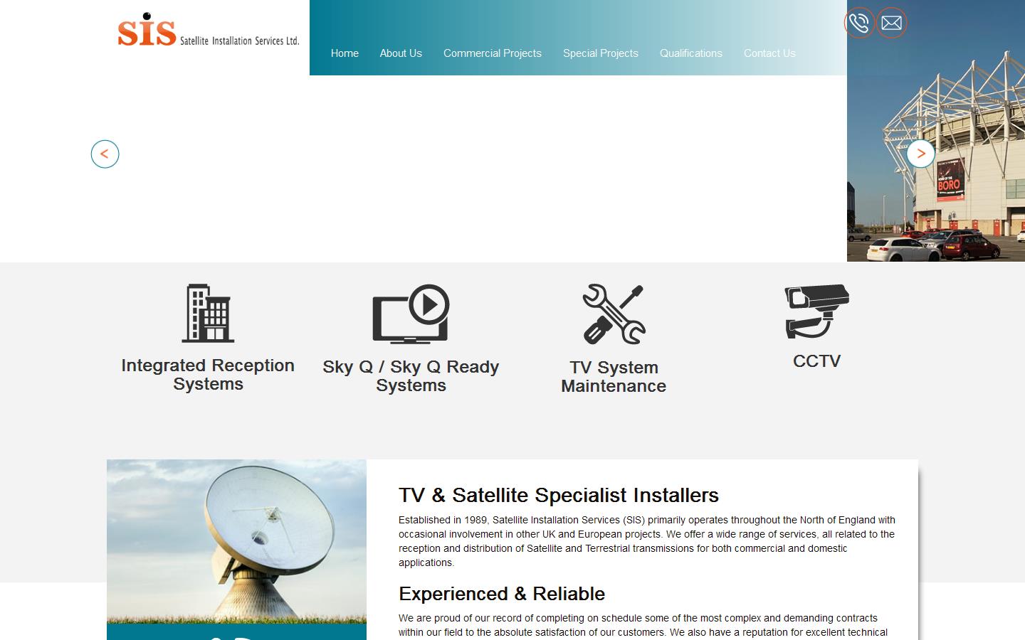 Satellite Installation Services Northern Ltd Website