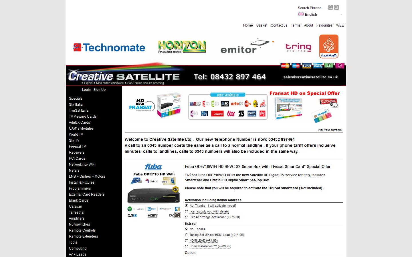 Creative Satellite Website