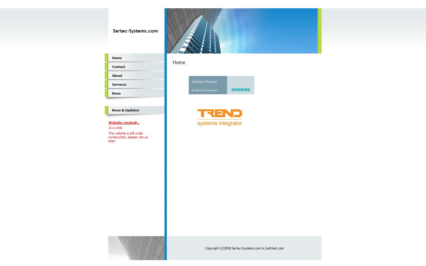 Ser-tec Systems Ltd Website
