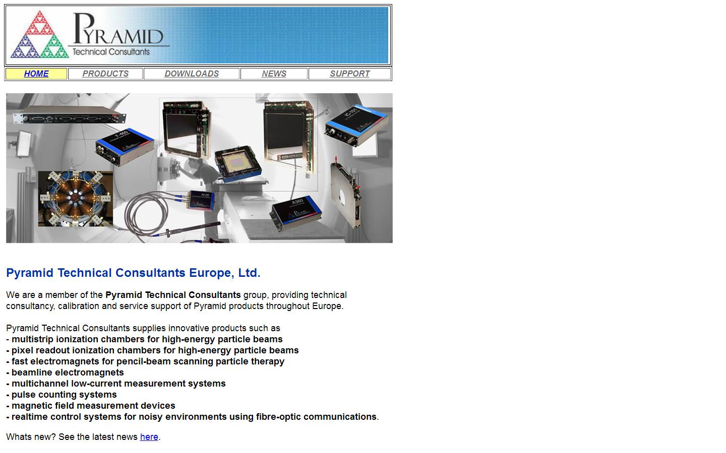 Pyramid Technical Consultants Europe Ltd Website