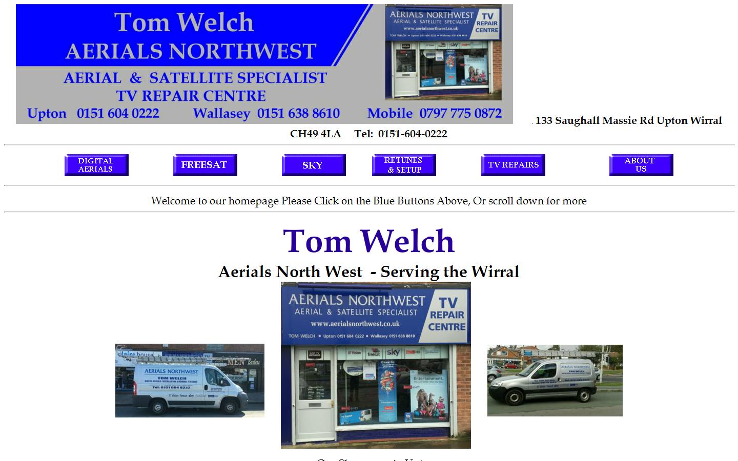 Aerials Northwest Website