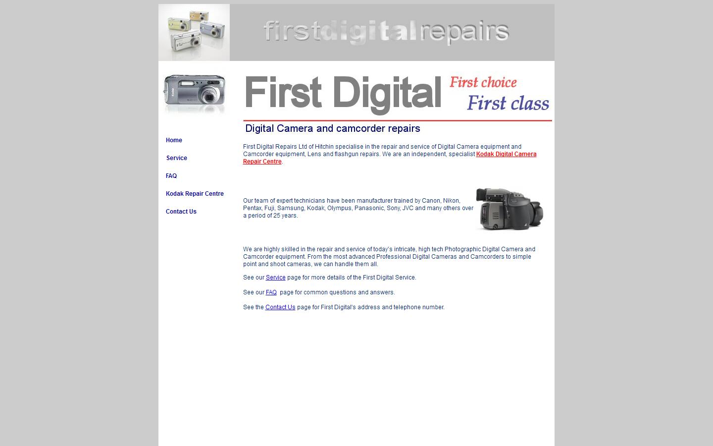 First Digital Repairs Website
