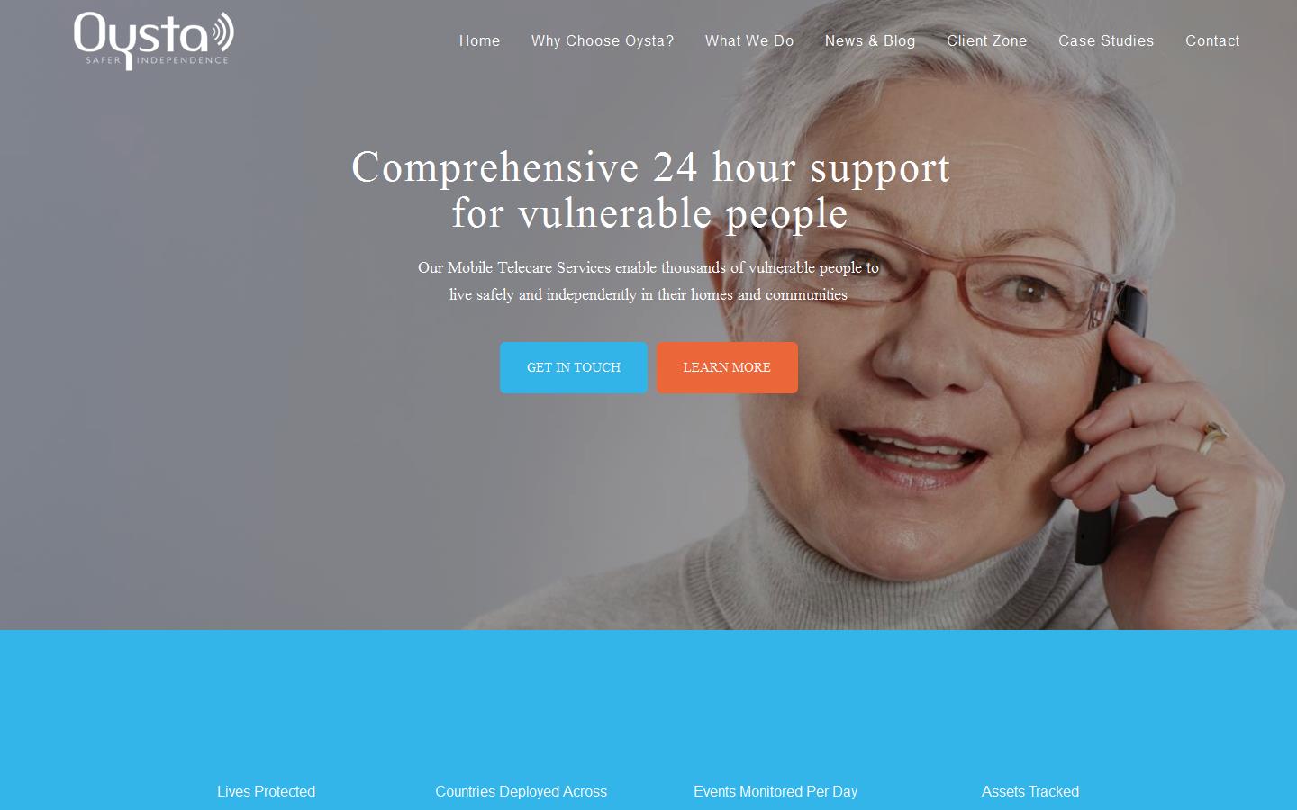 Oysta Technology Website