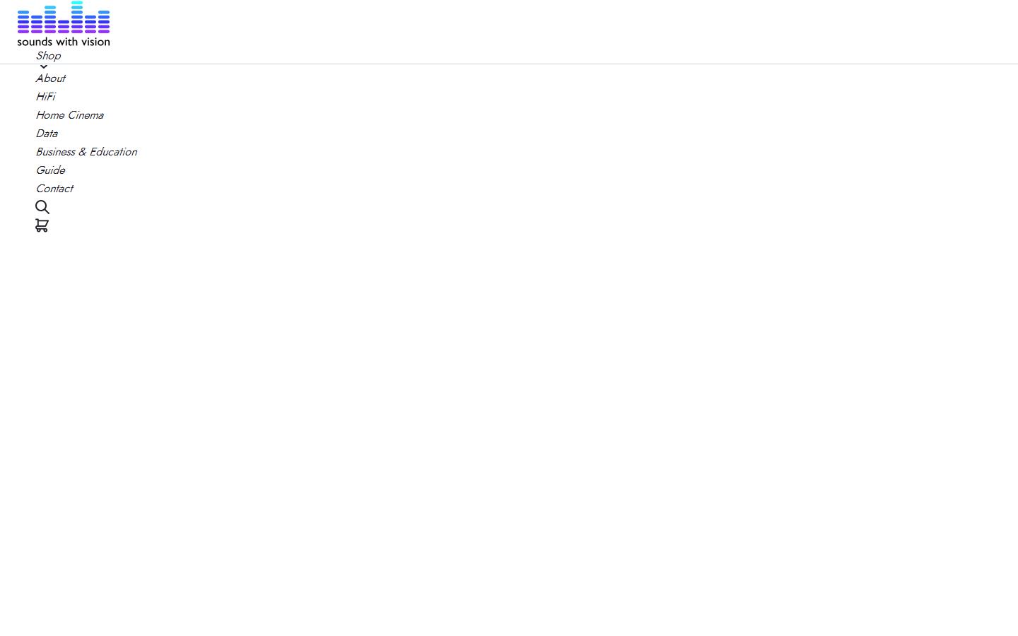 Sounds With Vision Website