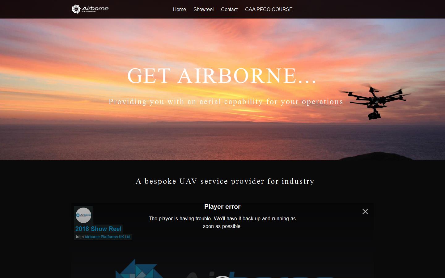 Airborne Platforms UK Ltd Website