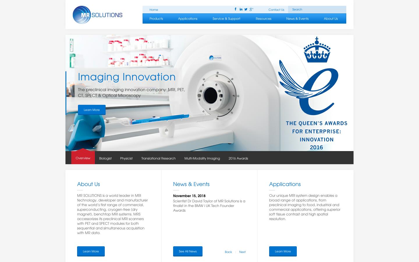 M R Solutions Ltd Website