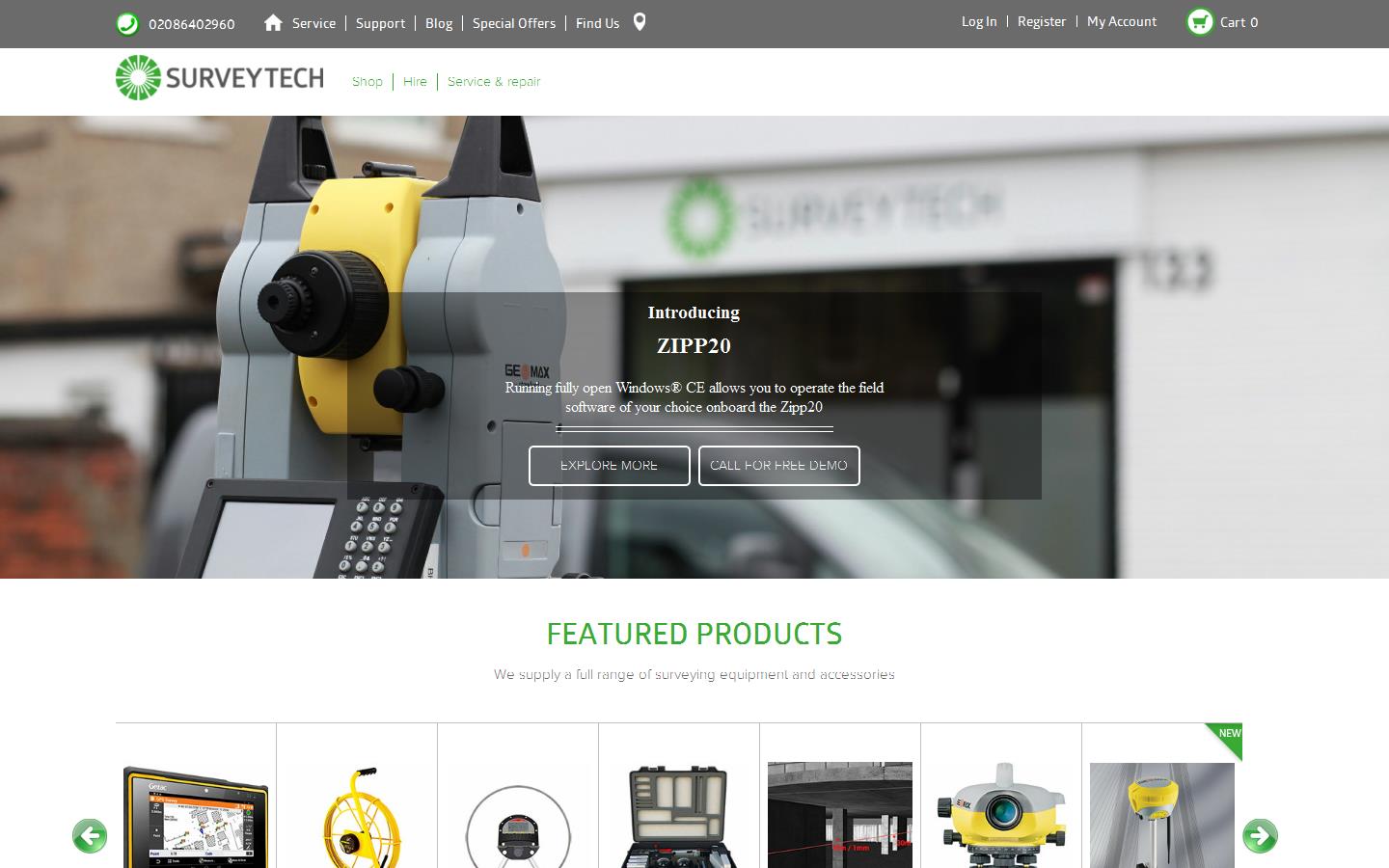 Surveytech Ltd Website