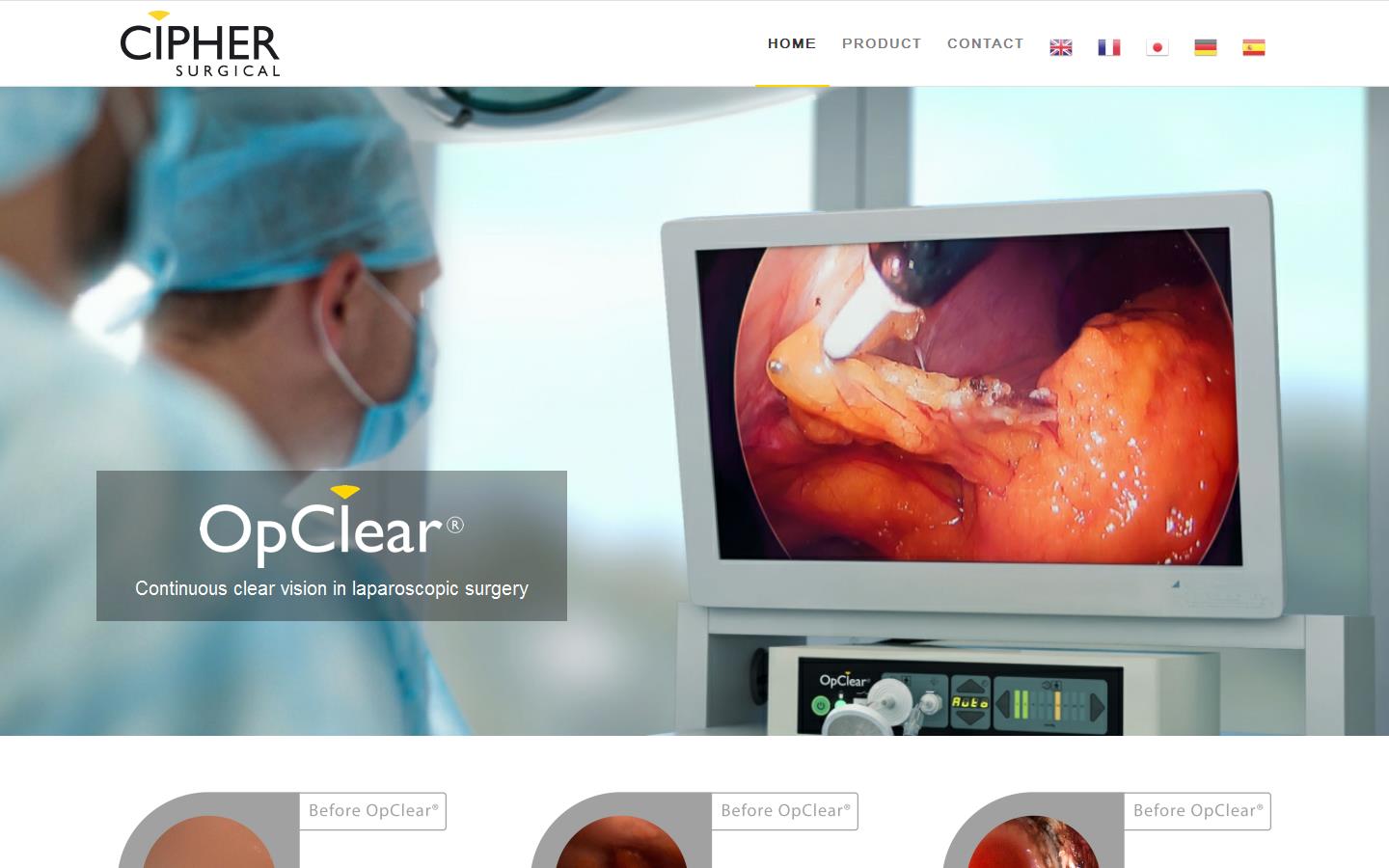 Cipher Surgical Ltd Website
