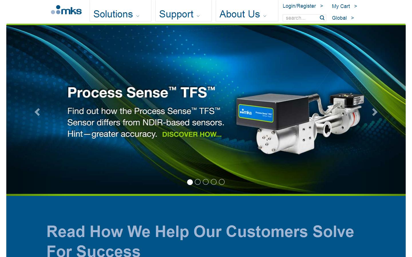 MKS Spectra Products Website