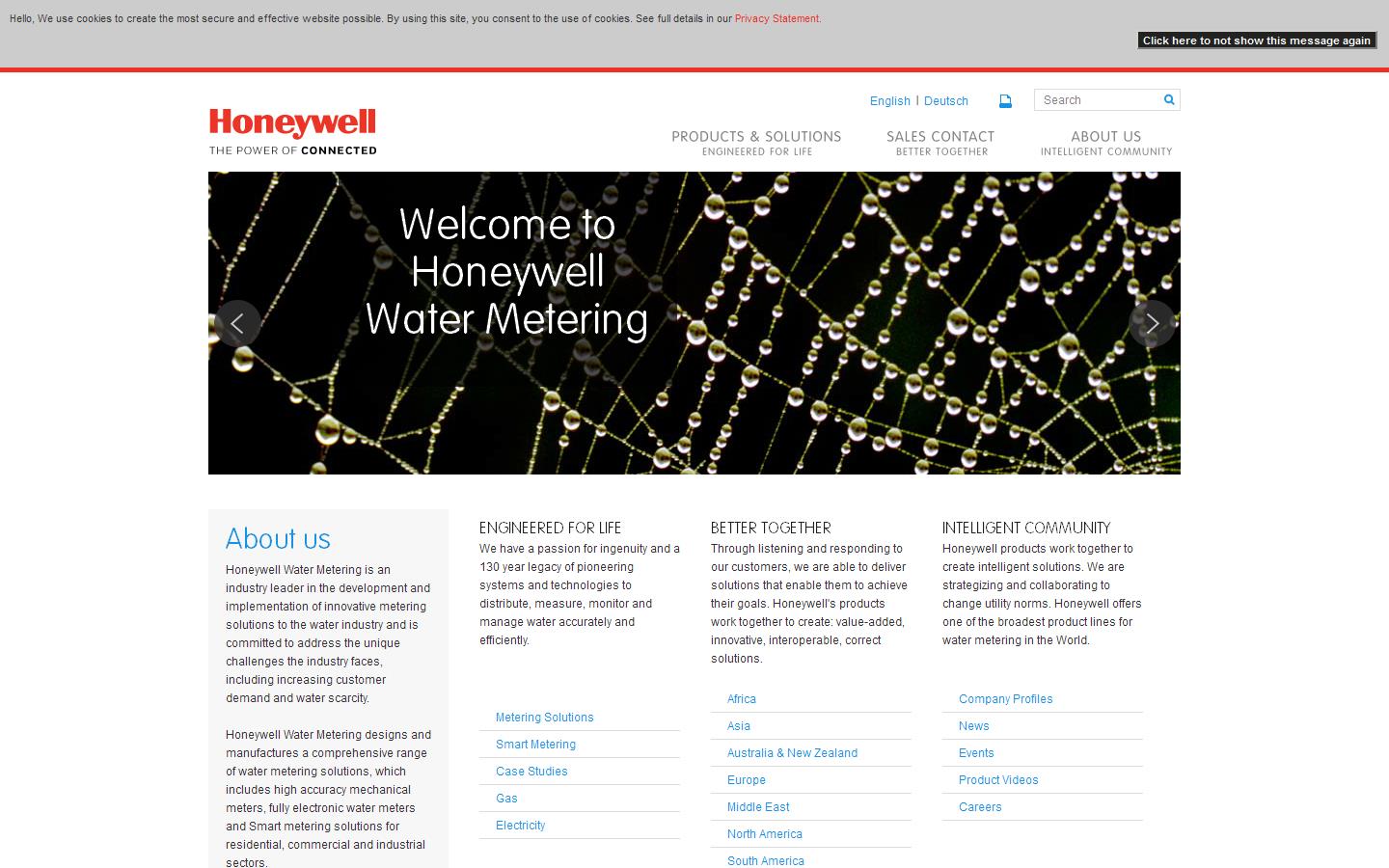 Honeywell Smart Energy Website