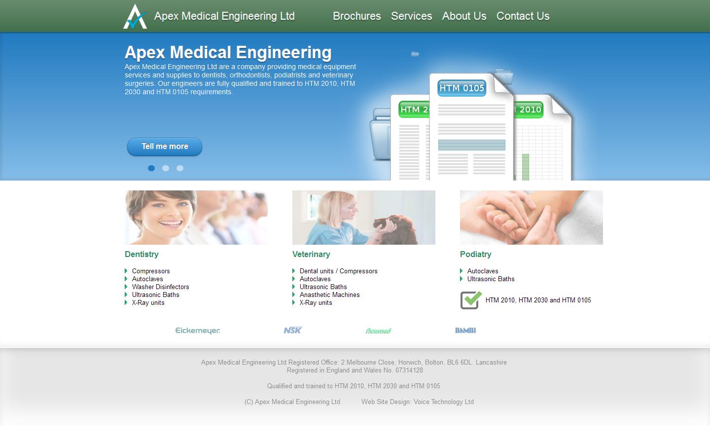Apex Medical Engineering Ltd Website