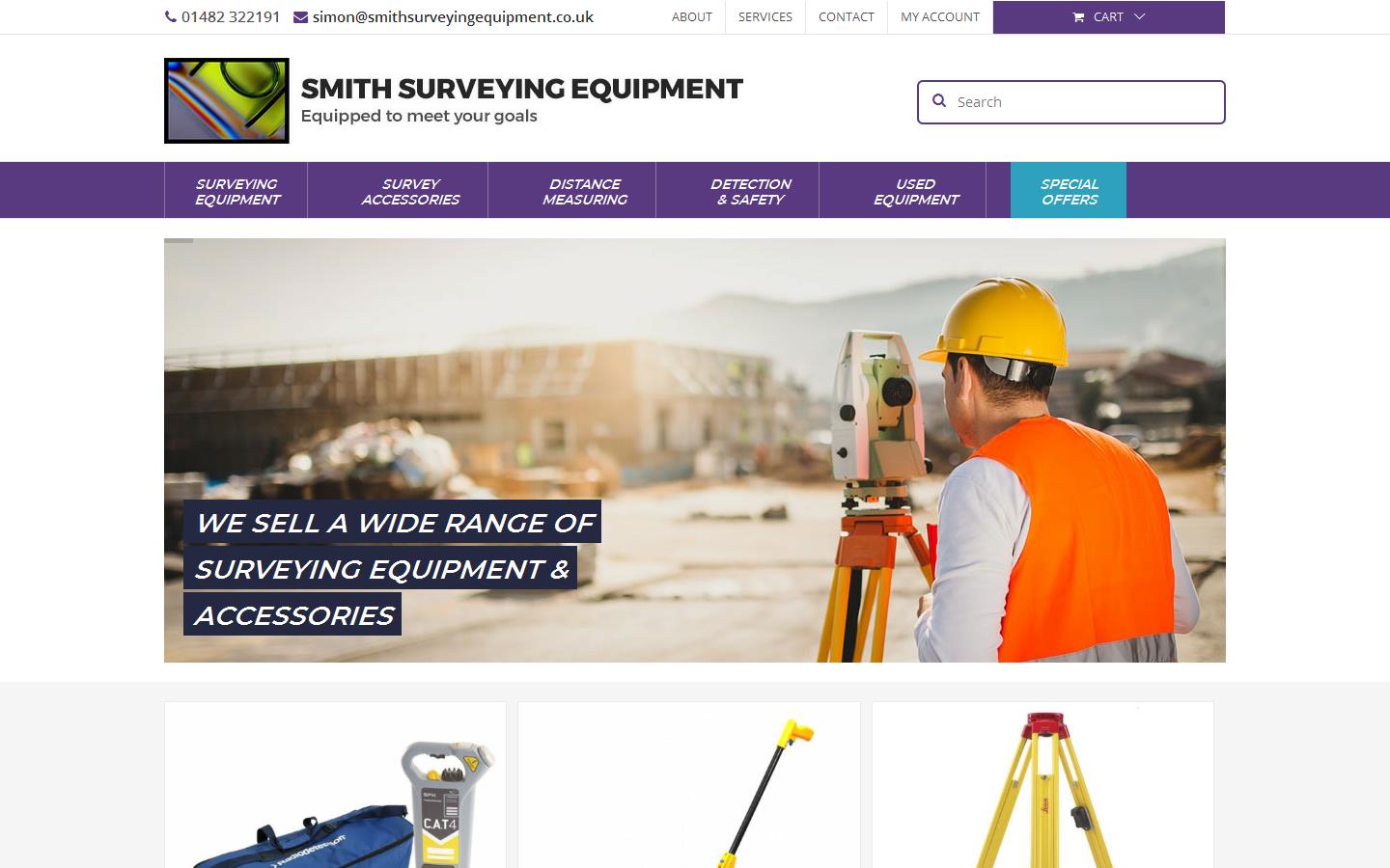 Smith Surveying Equipment Ltd Website