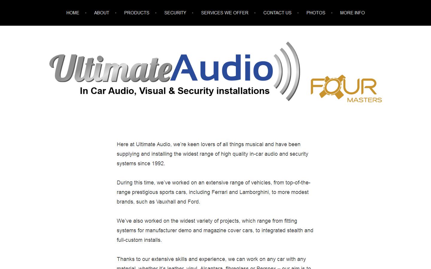 Ultimate Audio Website