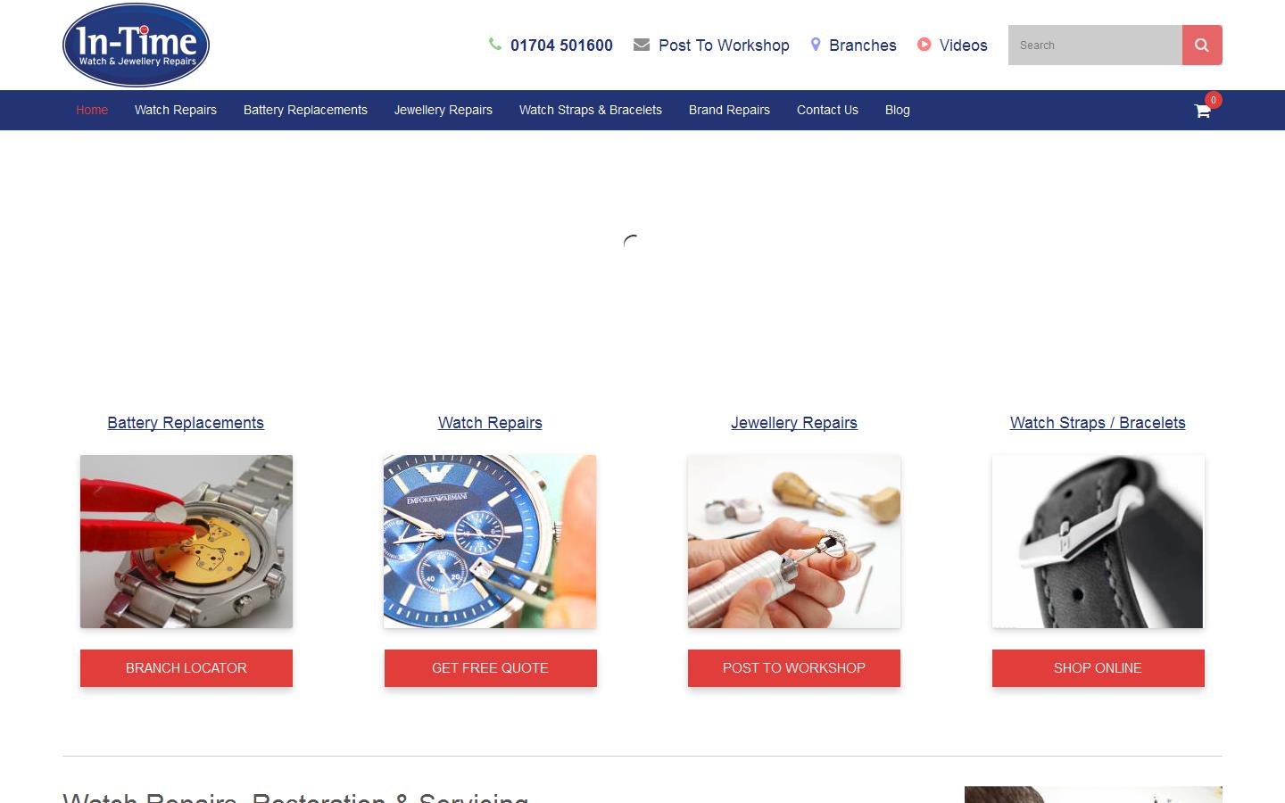 In-time Watch Services Ltd Website