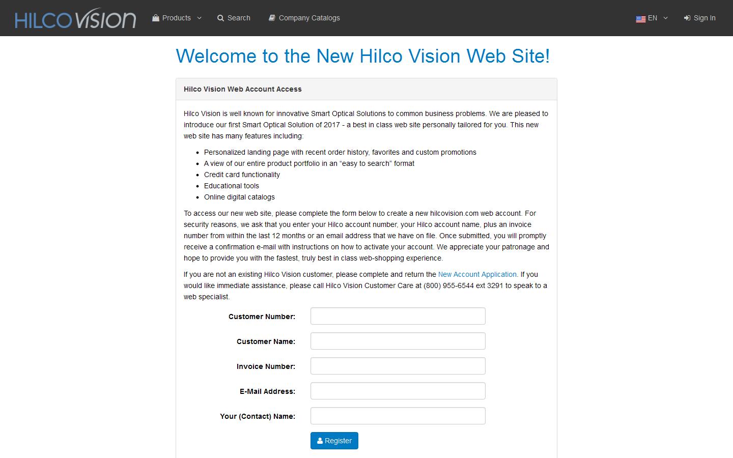 Hilco Europe Website