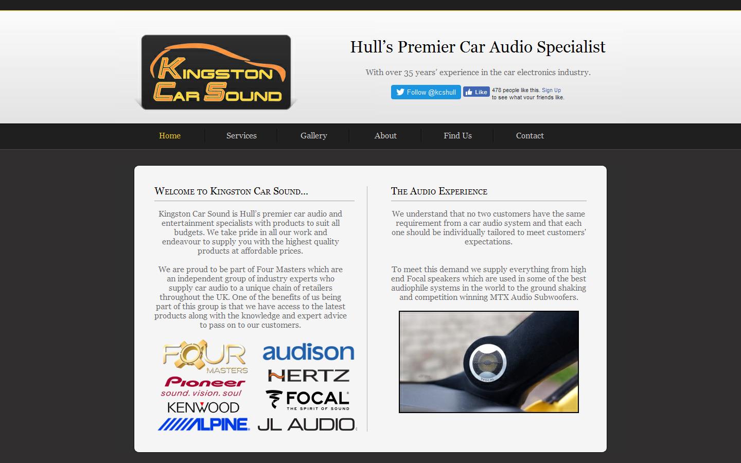 Kingston Car Sound Website