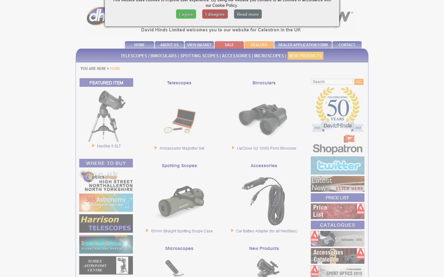 David Hinds Ltd Website