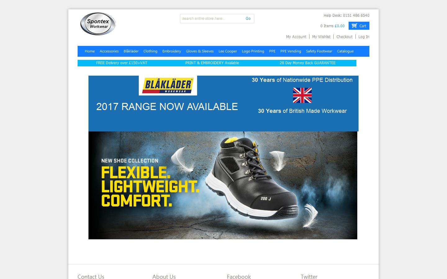 Spontex Workwear Website