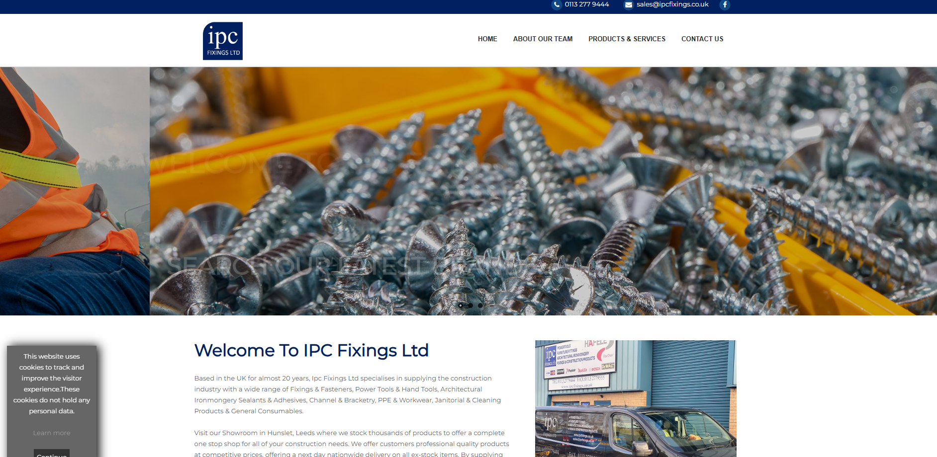 IPC Fixings Ltd Website