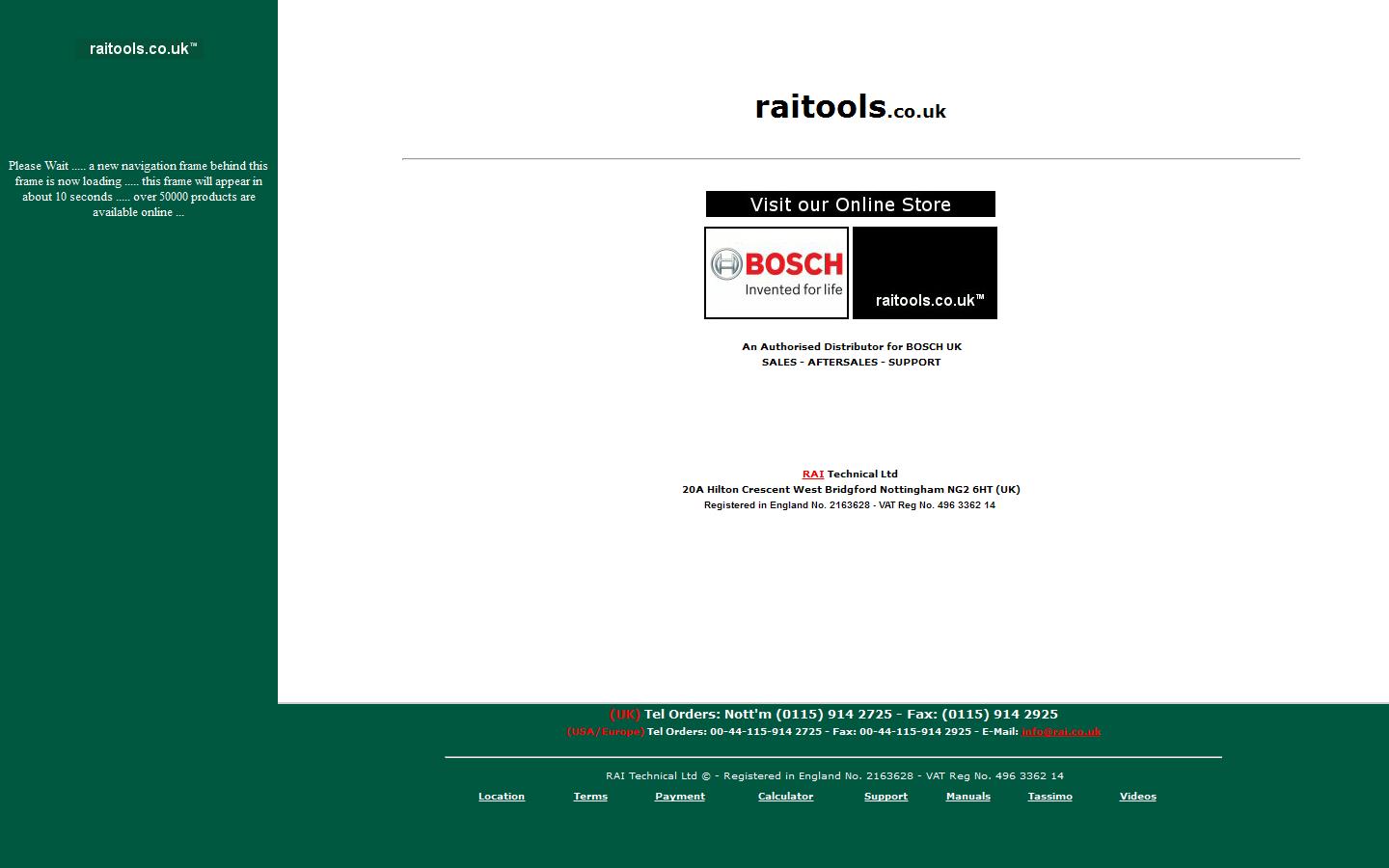 R A I Tools Website