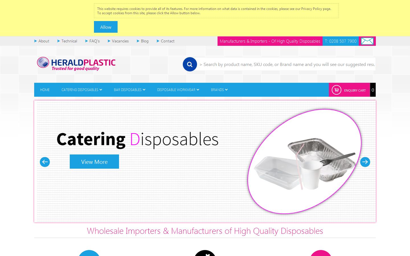 Herald Plastic Website