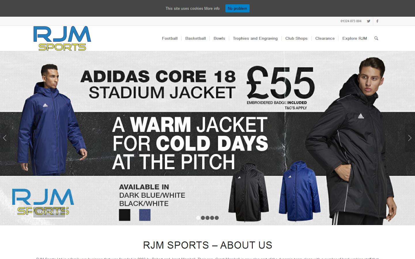 R J M Sports Ltd Website