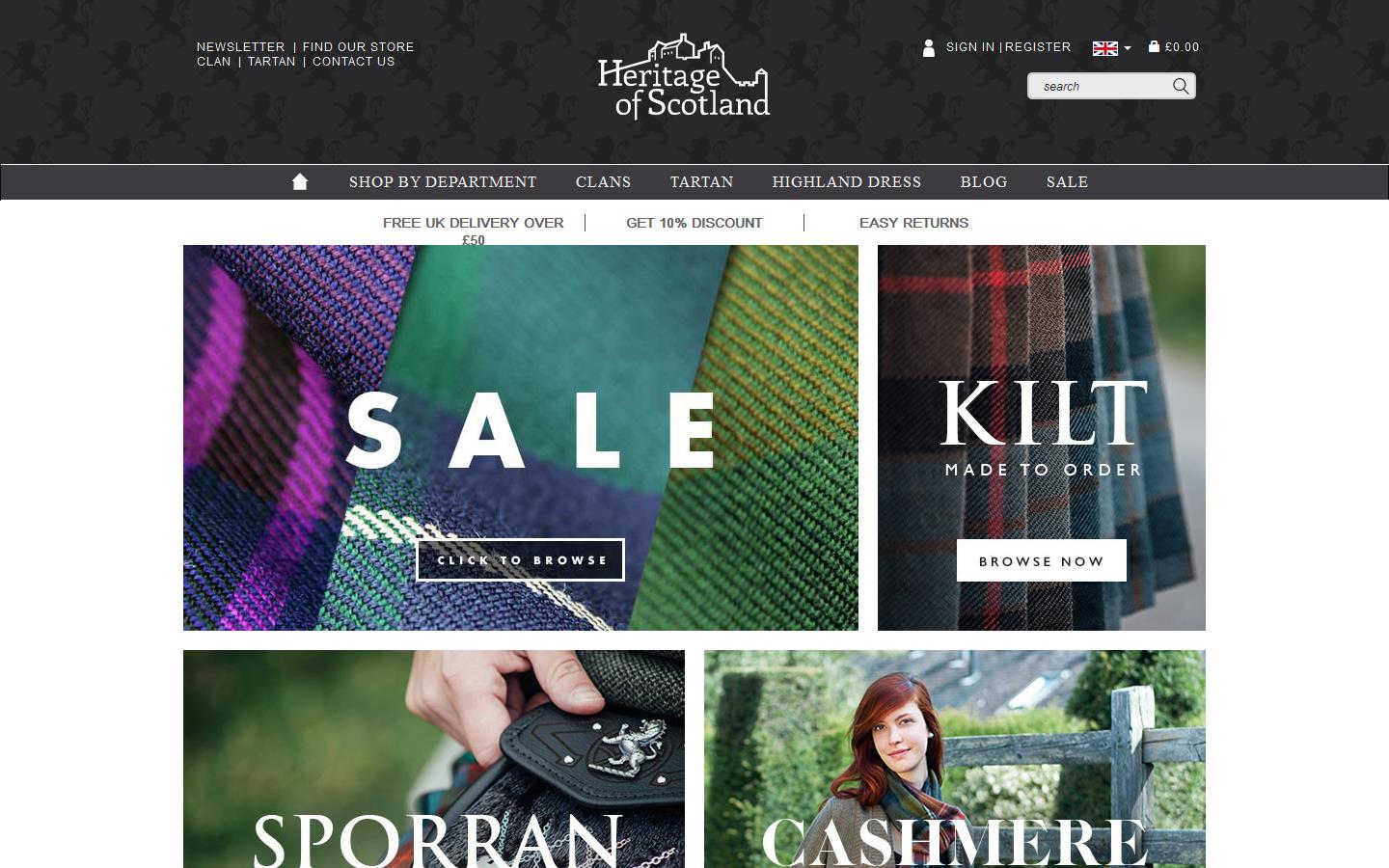 Heritage of Scotland Website