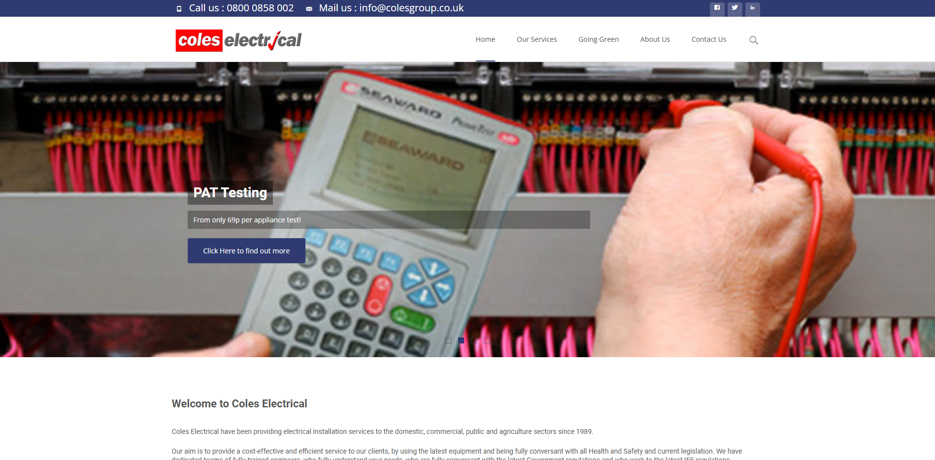 Electest UK Website