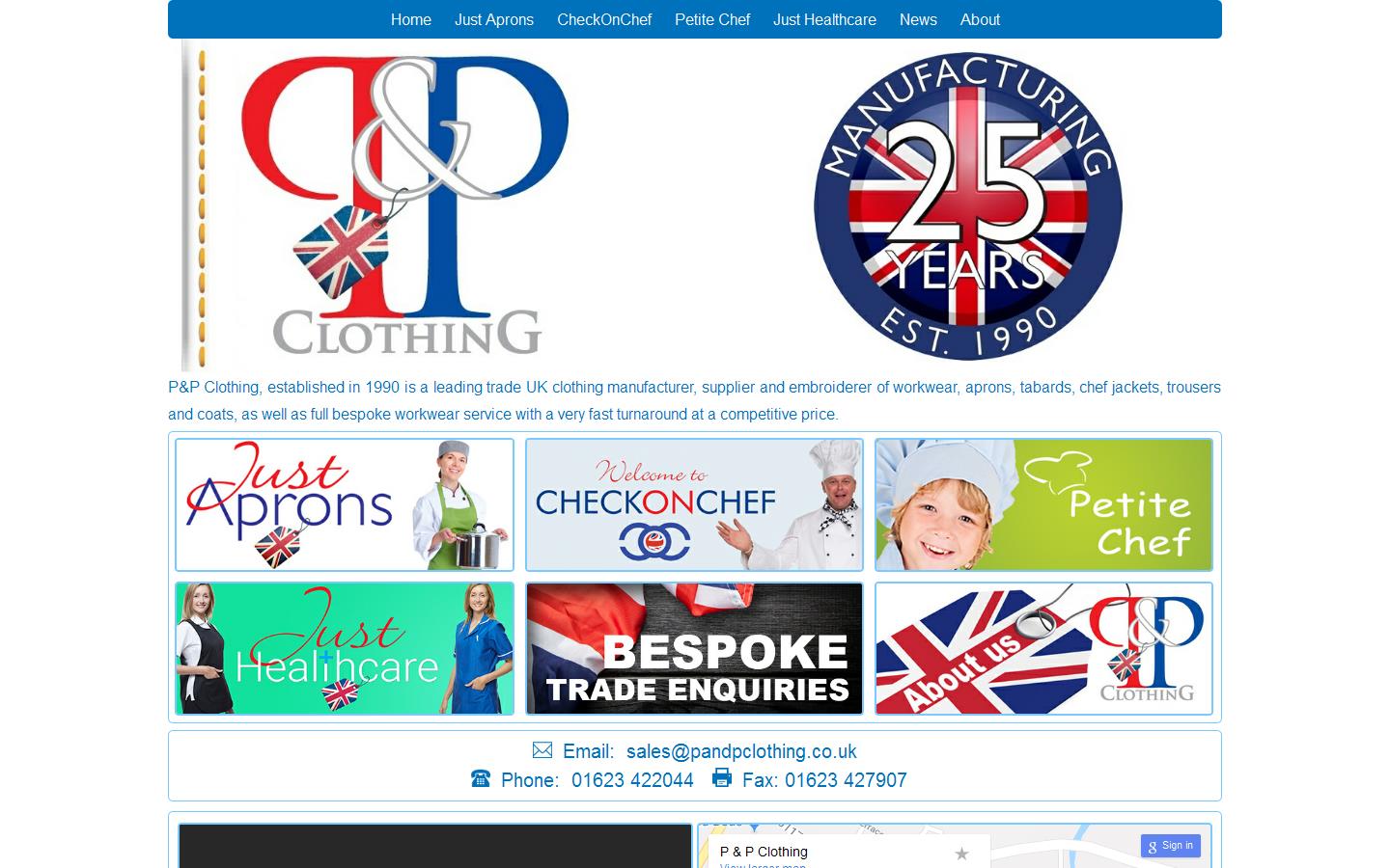 P & P Clothing Website