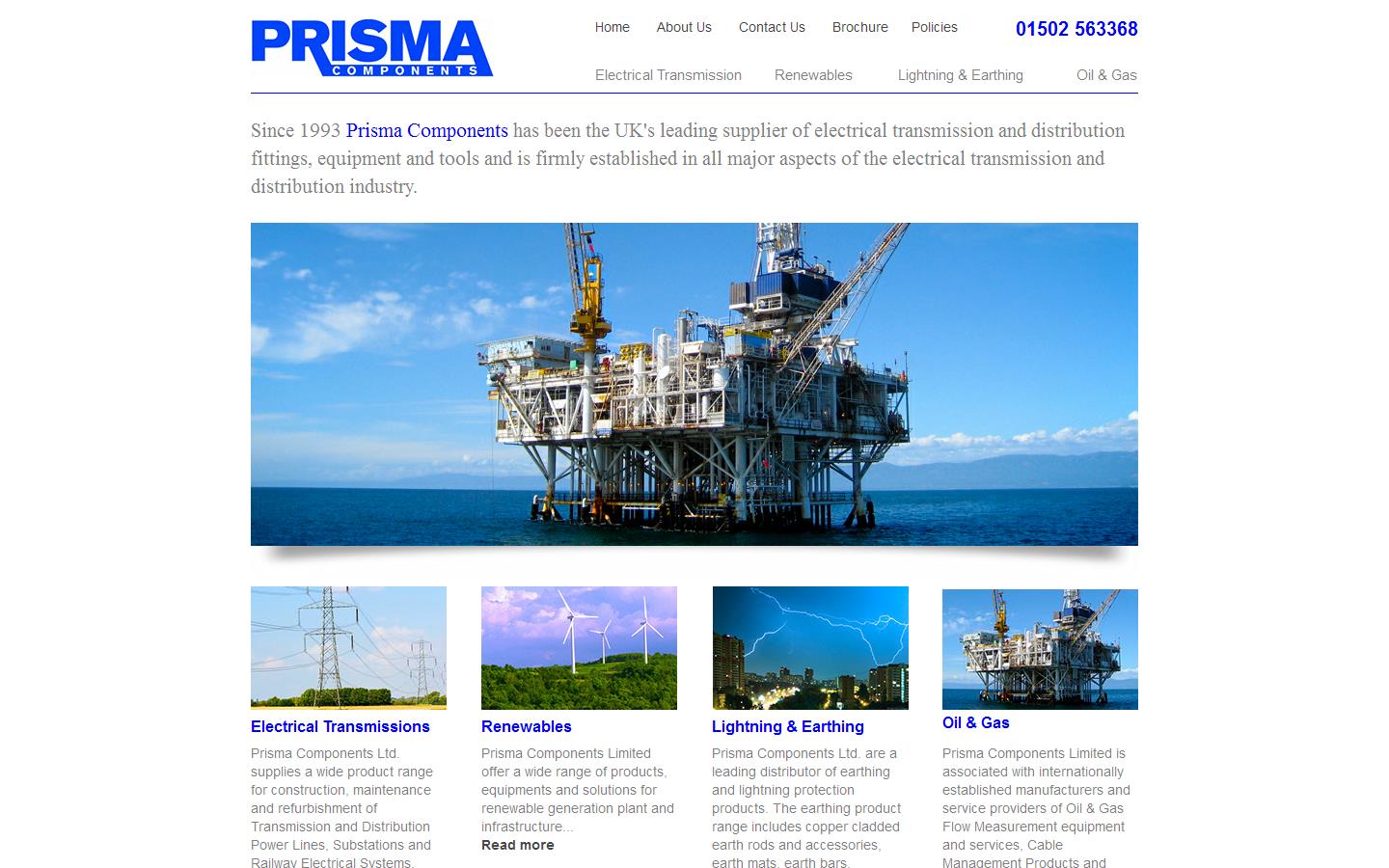 Prisma Components Website
