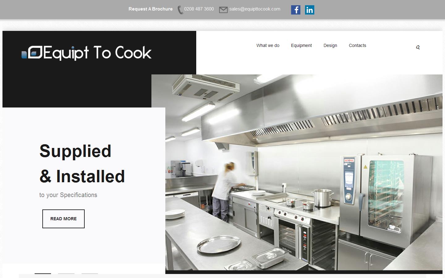 Equipt to Cook Ltd Website