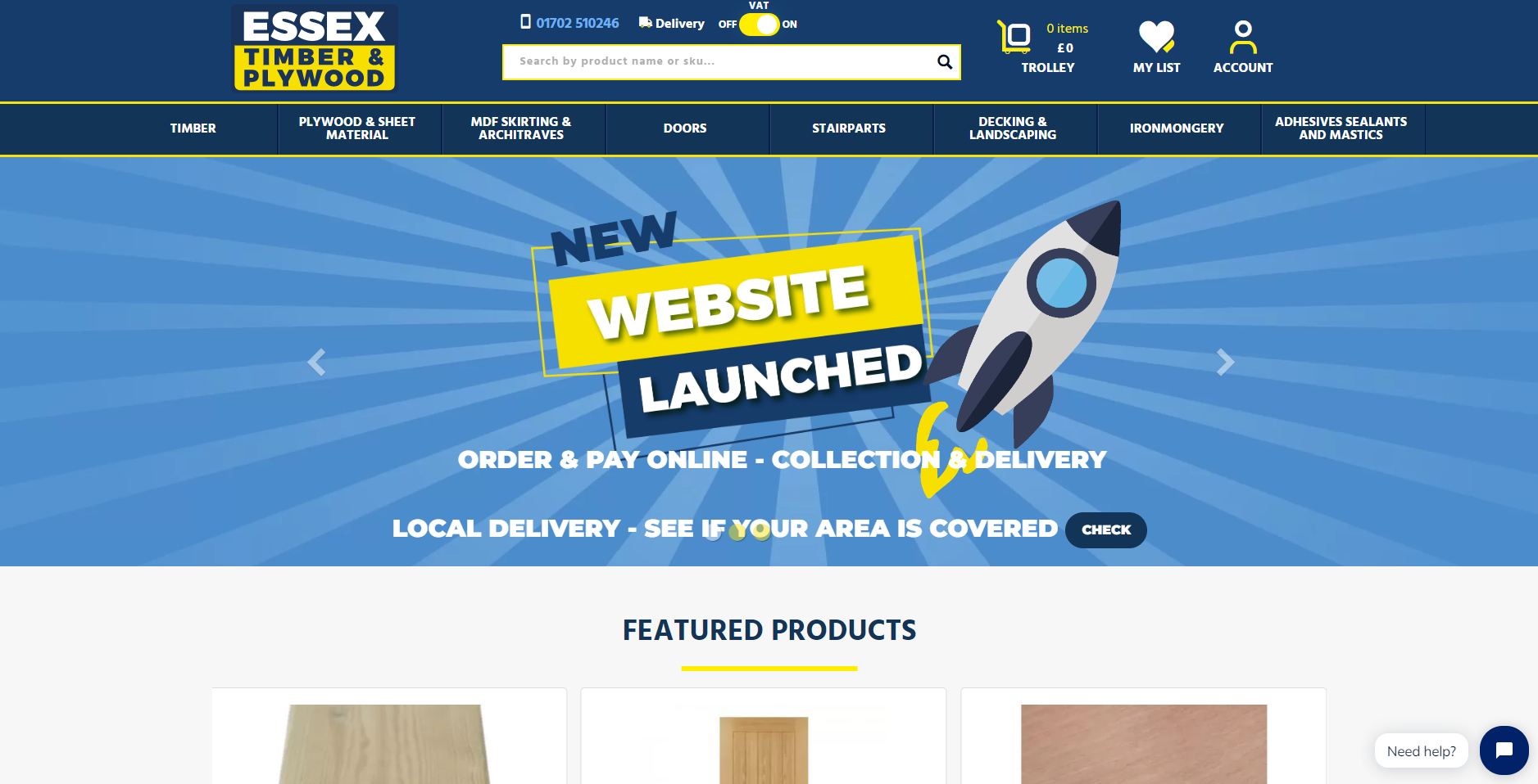 Essex Timber & Plywood Ltd Website
