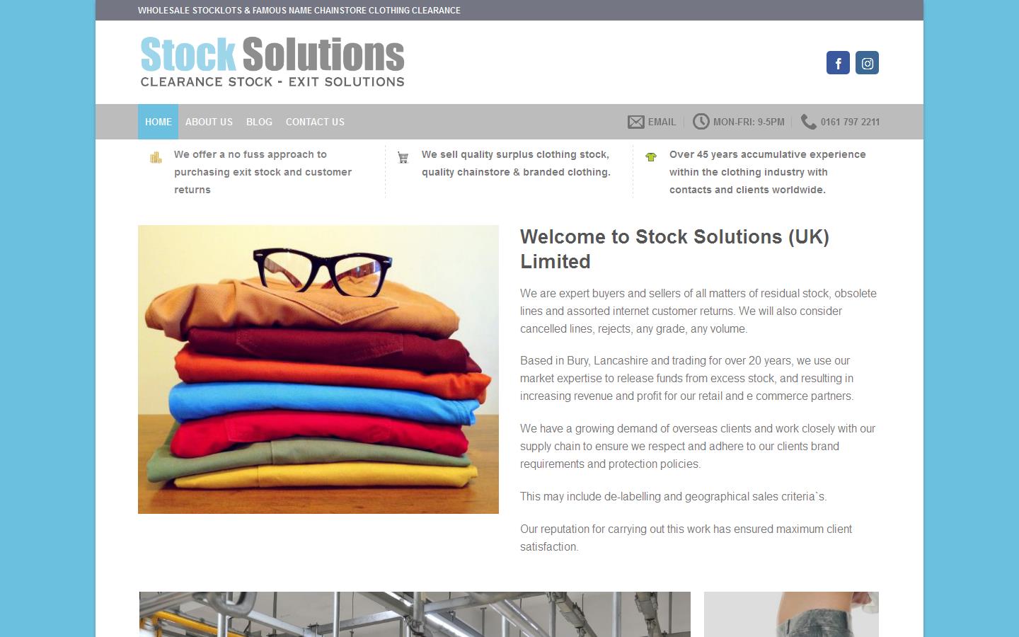 Stock Solutions Website