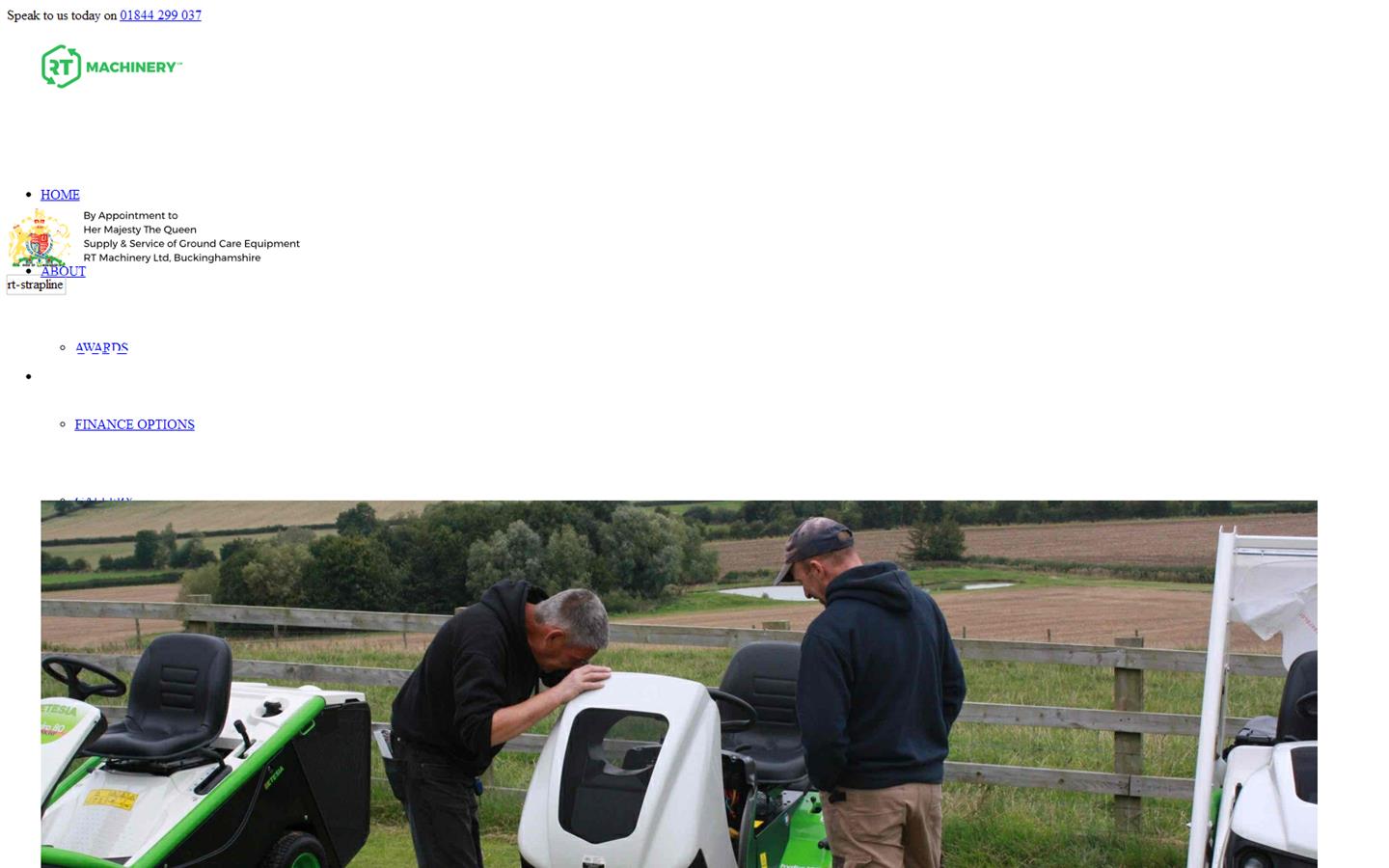 RT Machinery Website