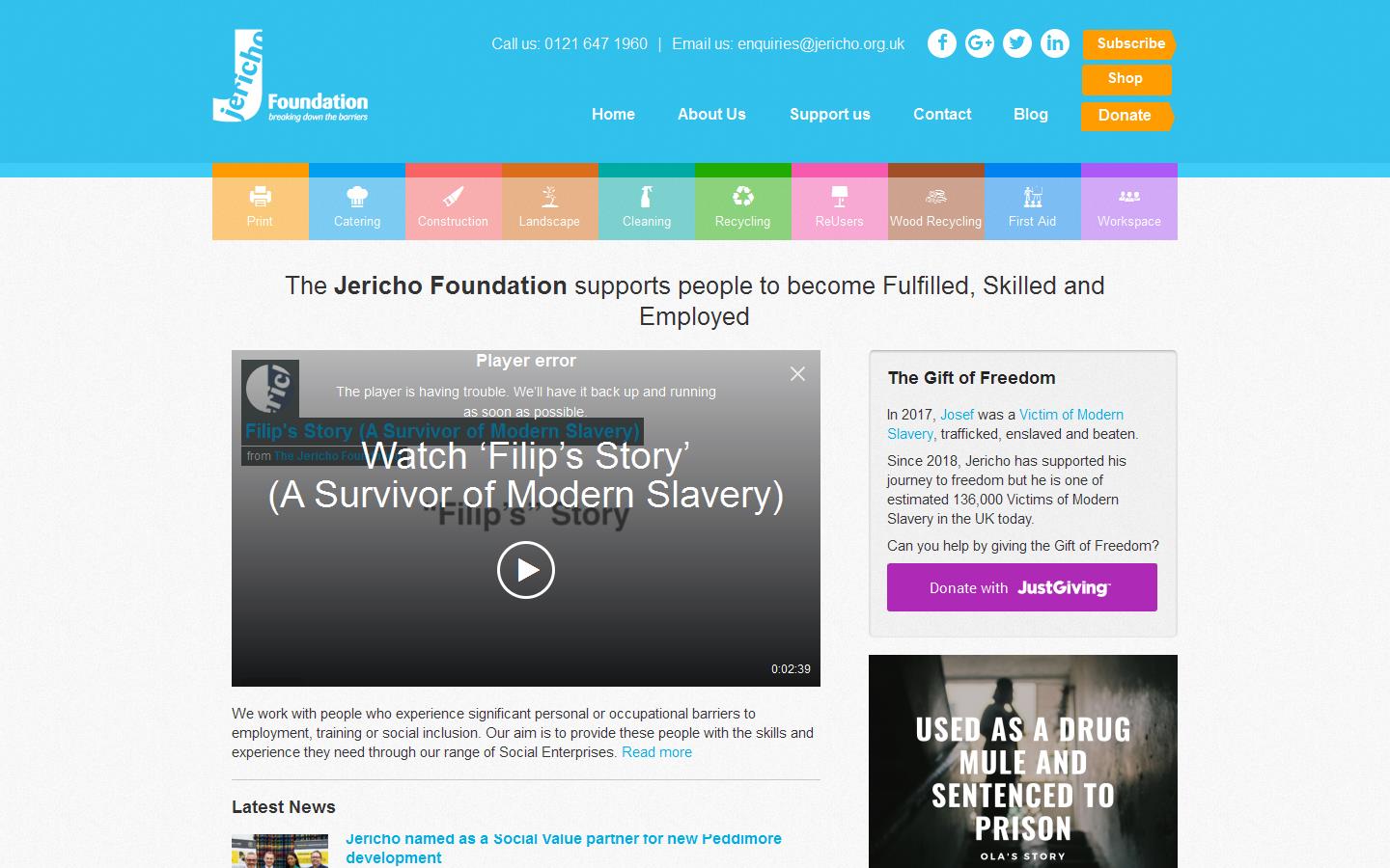 Jericho Foundation Website